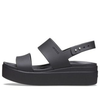 Crocs (WMNS) Brooklyn Gros Talpă Sandale negre casual 206453-060