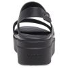Crocs (WMNS) Brooklyn Gros Talpă Sandale negre casual 206453-060 Crocs (WMNS) Brooklyn Gros Talpă Sandale negre casual 206453-060