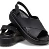 Crocs (WMNS) Brooklyn Luxe Cross Strap „Negru” 209407-060
