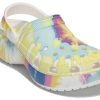 Crocs (WMNS) Classic clog clouds Print Tie Dye Sandale sport ușoare și confortabile Roz Albastru 207151-94S Crocs (WMNS) Classic clog clouds Print Tie Dye Sandale sport ușoare și confortabile Roz Albastru 207151-94S