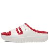 Crocs (WMNS) Classic Cozzzy Holiday Sweater Sandal „White Red” 209227-90H