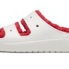 Crocs (WMNS) Classic Cozzzy Holiday Sweater Sandal „White Red” 209227-90H