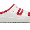 Crocs (WMNS) Classic Cozzzy Holiday Sweater Sandal „White Red” 209227-90H