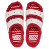 Crocs (WMNS) Classic Cozzzy Holiday Sweater Sandal „White Red” 209227-90H