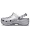 Crocs (WMNS) Classic Platform Glitter Clog „Silver” 207241-040