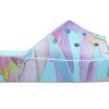 Crocs (WMNS) Classic Platform Palm Print Slide „Blue Multi-Color” 208607-4NQ