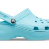 Crocs (WMNS) Classic Platform Sabot „Pure Water” 206750-4SS
