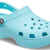 Crocs (WMNS) Classic Platform Sabot „Pure Water” 206750-4SS
