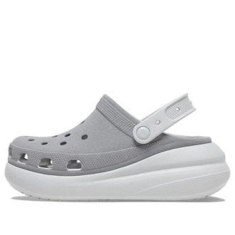 Crocs (WMNS) Crush Saboți reflectorizați „Grey White” 209209-1LP