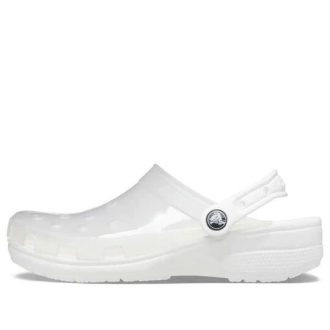 Crocs (WMNS) Jelly Crocs Sandale albe unisex transparente 206908-100