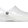 Crocs (WMNS) Jelly Crocs Sandale albe unisex transparente 206908-100 Crocs (WMNS) Jelly Crocs Sandale albe unisex transparente 206908-100