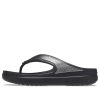 Crocs (WMNS) Papuci negri cu talpă groasă 206919-001