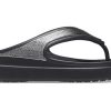 Crocs (WMNS) Papuci negri cu talpă groasă 206919-001