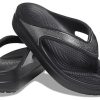 Crocs (WMNS) Papuci negri cu talpă groasă 206919-001