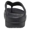 Crocs (WMNS) Papuci negri cu talpă groasă 206919-001
