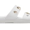 Crocs (WMNS) Papuci sport cu talpă moale, confortabile, cu toc plat, alb 207387-103 Crocs (WMNS) Papuci sport cu talpă moale, confortabile, cu toc plat, alb 207387-103
