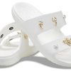 Crocs (WMNS) Papuci sport cu talpă moale, confortabile, cu toc plat, alb 207387-103 Crocs (WMNS) Papuci sport cu talpă moale, confortabile, cu toc plat, alb 207387-103