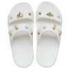 Crocs (WMNS) Papuci sport cu talpă moale, confortabile, cu toc plat, alb 207387-103 Crocs (WMNS) Papuci sport cu talpă moale, confortabile, cu toc plat, alb 207387-103