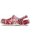 Crocs (WMNS) Pulover clasic de sărbători grafic „Red White” 209237-90H
