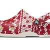 Crocs (WMNS) Pulover clasic de sărbători grafic „Red White” 209237-90H