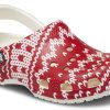 Crocs (WMNS) Pulover clasic de sărbători grafic „Red White” 209237-90H