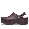 Crocs (WMNS) Saboți clasici cu platformă „Dark Cherry” 206750-6WD