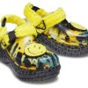 Crocs (WMNS) Saboți clasici Față zâmbitoare, elegant, sport plat, sandale galbene 207271-90H