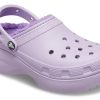 Crocs (WMNS) Saboți cu căptușeală clasică „Violet” 207938-530