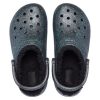Crocs (WMNS) Saboți cu căptușeală neagră cu sclipici „Starry Skies” 205842-9BD