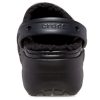 Crocs (WMNS) Saboți cu căptușire cu platformă clasică „Negru” 207938-001