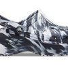 Crocs (WMNS) Saboți marmorat cu platformă clasică „Alb negru” 207176-066