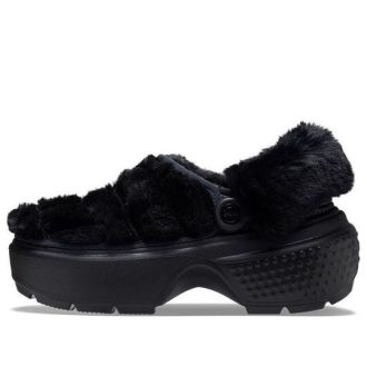 Crocs (WMNS) Saboți matlasați Stomp „Negri” 208938-001