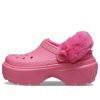 Crocs (WMNS) Sabot cu căptușeală Stomp „Hyper Pink” 208546-6VZ