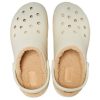 Crocs (WMNS) Sabot cu căptușire cu platformă clasică „Bone” 207938-2Y2