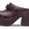 Crocs (WMNS) Sabot cu lanț Siren „Dark Cherry” 209018-6WD