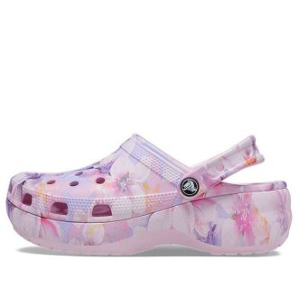 Crocs (WMNS) Sabot cu platformă clasică „Cherry Blossom” 208836-6W8