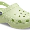 Crocs (WMNS) Sabot cu platformă clasică „Țelină” 206750-335