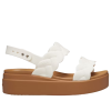 Crocs (WMNS) Sandale cu pană țesute Brooklyn „alb maro” 209977-0WV
