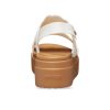 Crocs (WMNS) Sandale cu pană țesute Brooklyn „alb maro” 209977-0WV