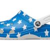 Crocs (WMNS) Sandale ușoare confortabile cu imprimare model SUA Albastru Roșu 205974-94S Crocs (WMNS) Sandale ușoare confortabile cu imprimare model SUA Albastru Roșu 205974-94S
