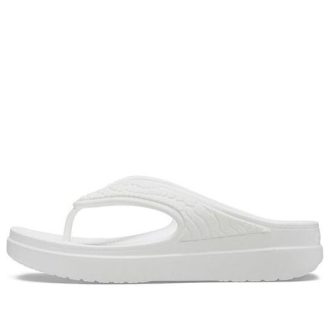 Crocs (WMNS) Sloane Snake, papuci de casă ușoare, confortabili, albi, 206918-100