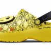 Crocs (WMNS) X Smiley Classic Saboți Talpă groasă Față zâmbitoare nori Sandale Galben Negru 207233-90H Crocs (WMNS) X Smiley Classic Saboți Talpă groasă Față zâmbitoare nori Sandale Galben Negru 207233-90H