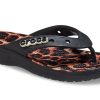 Flip-flops Crocs Classic animal, unisex, imprimeu leopard „Black Leopard” 207872-0CU