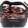 Flip-flops Crocs Classic animal, unisex, imprimeu leopard „Black Leopard” 207872-0CU