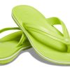 Flip-flops Crocs Crocband, ușoare, confortabile, casual, unisex, verde 11033-3T1