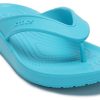 Flip-flops Crocs Kadee Lightweight Cozy Outdoor Casual, albastru deschis 206119-4SL