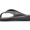 Flip-flops Crocs LiteRide Minimalistic Beach Gri închis 205182-0DD