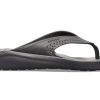 Flip-flops Crocs LiteRide Minimalistic Beach Gri închis 205182-0DD