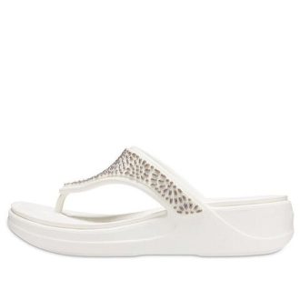 Flip-flops Crocs (WMNS) „Alb” 206343-174