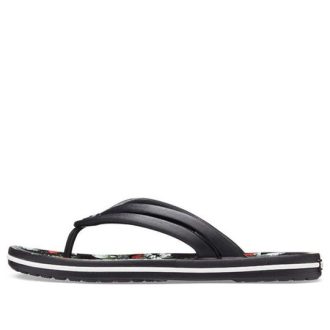 Flip-flops Crocs (WMNS) Crocband Flowers Negru 206101-0FF